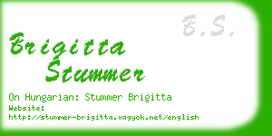 brigitta stummer business card